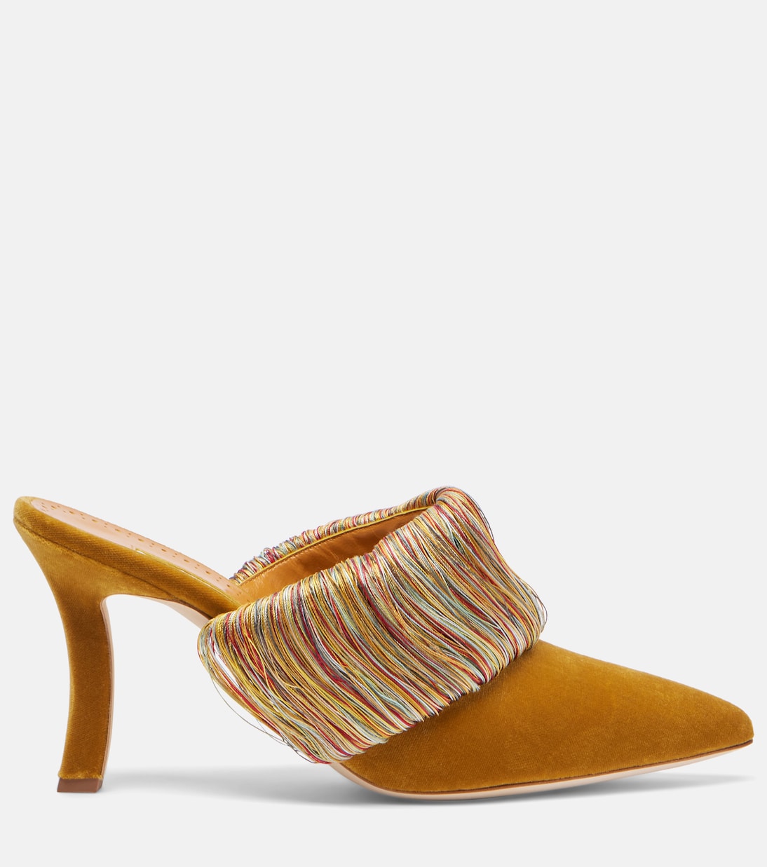 Caldean 90 velvet mules | Manolo Blahnik