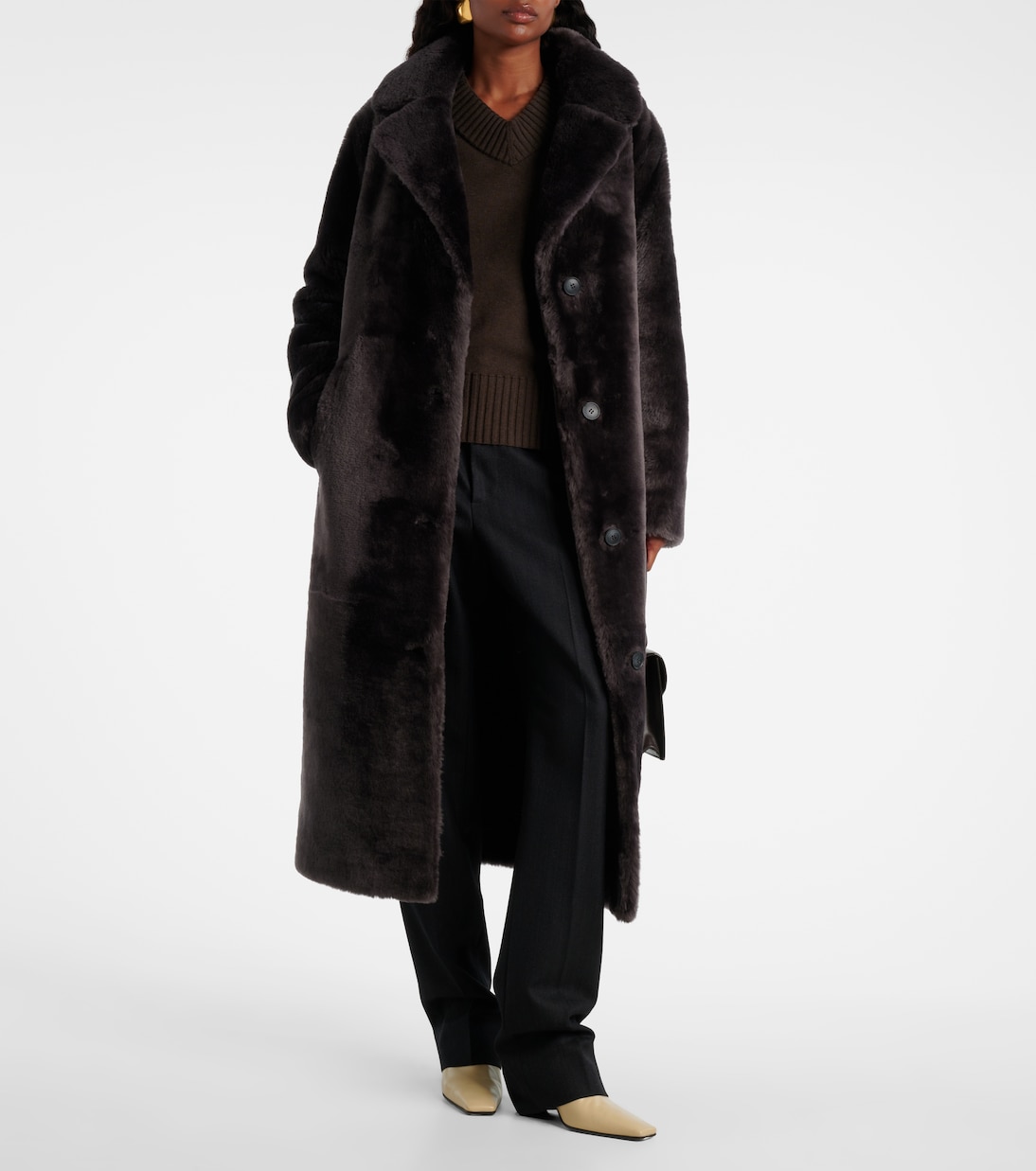 Mantel aus Shearling | Yves Salomon