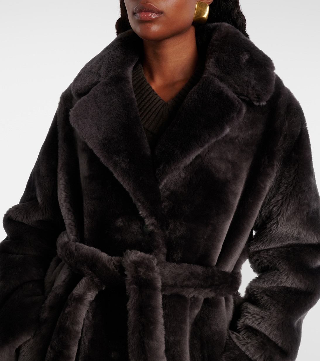 Mantel aus Shearling | Yves Salomon