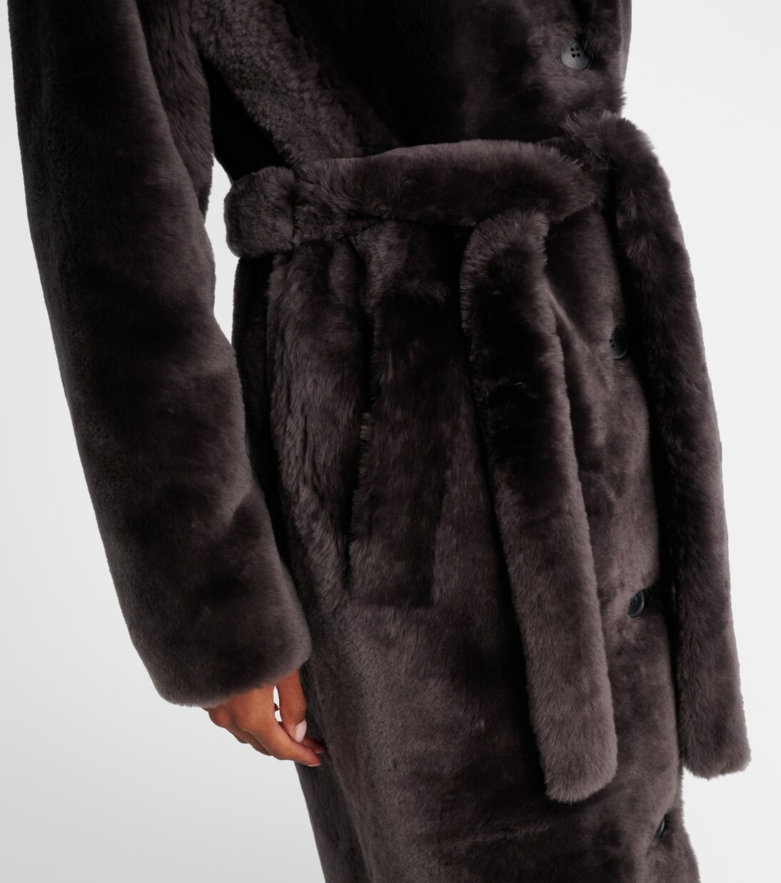 Mantel aus Shearling | Yves Salomon