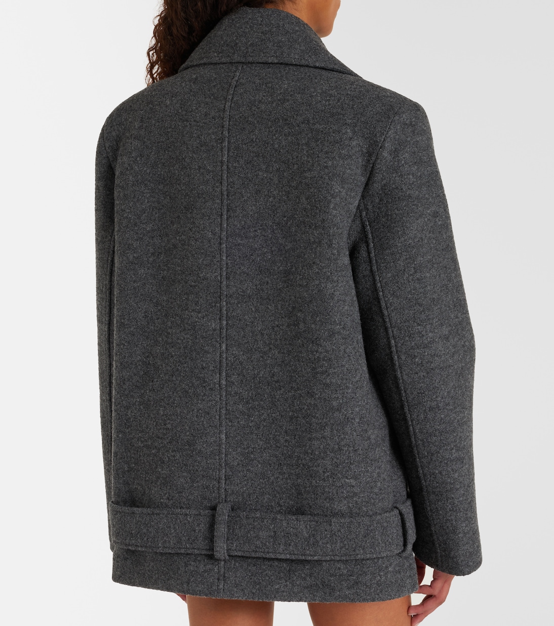 Abrigo marinero Scothern de lana virgen | The Frankie Shop