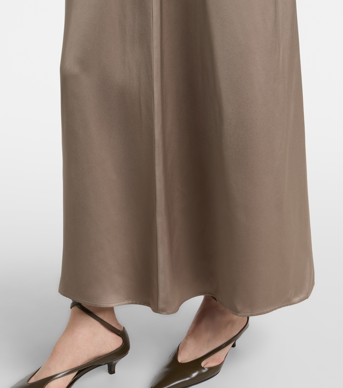 Robe longue en satin | Toteme