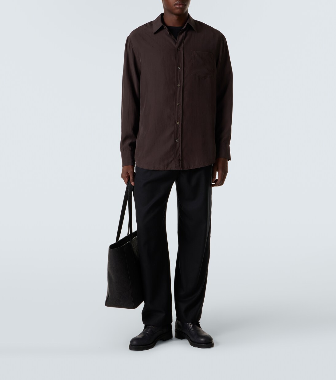 Fiska silk shirt | The Row