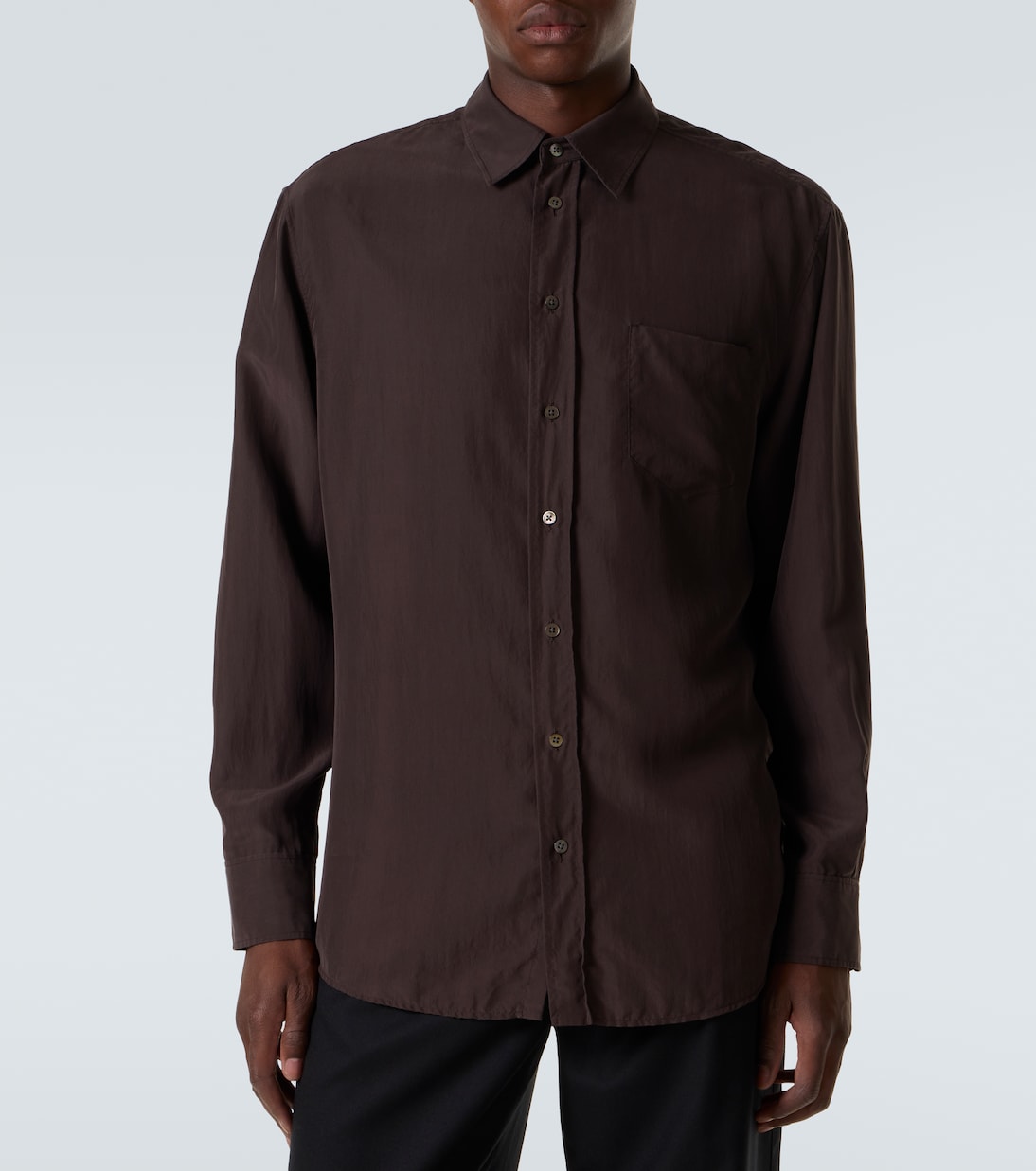 Fiska silk shirt | The Row