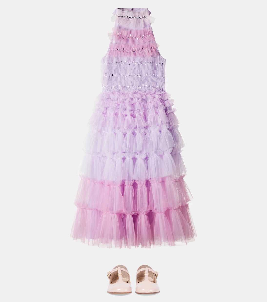 Vestido Blue Jean de tul adornado | Tutu Du Monde