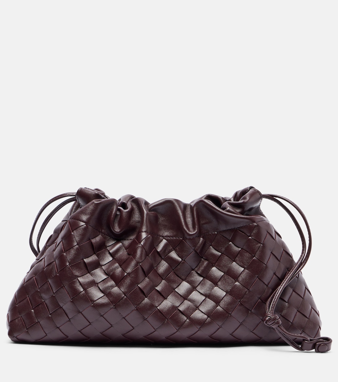 Notte Intrecciato Small leather pouch | Bottega Veneta