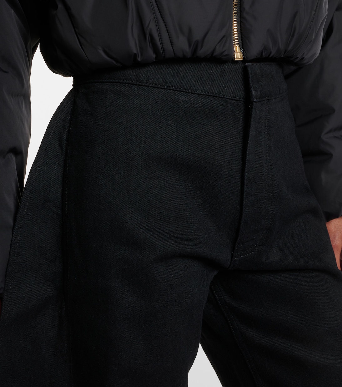 Faded barrel-leg jeans | Alaïa