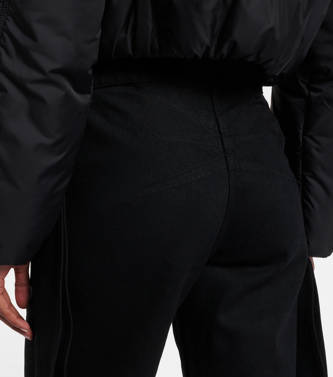 Faded barrel-leg jeans | Alaïa