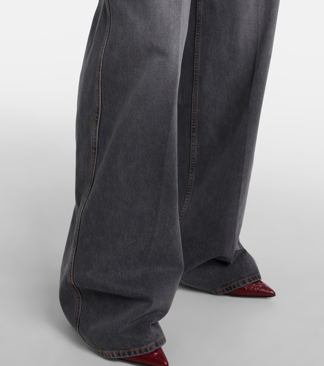 Jeans délavé a gamba larga | Gucci