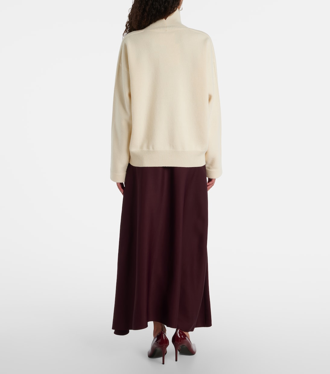 Carina satin maxi skirt | Fforme