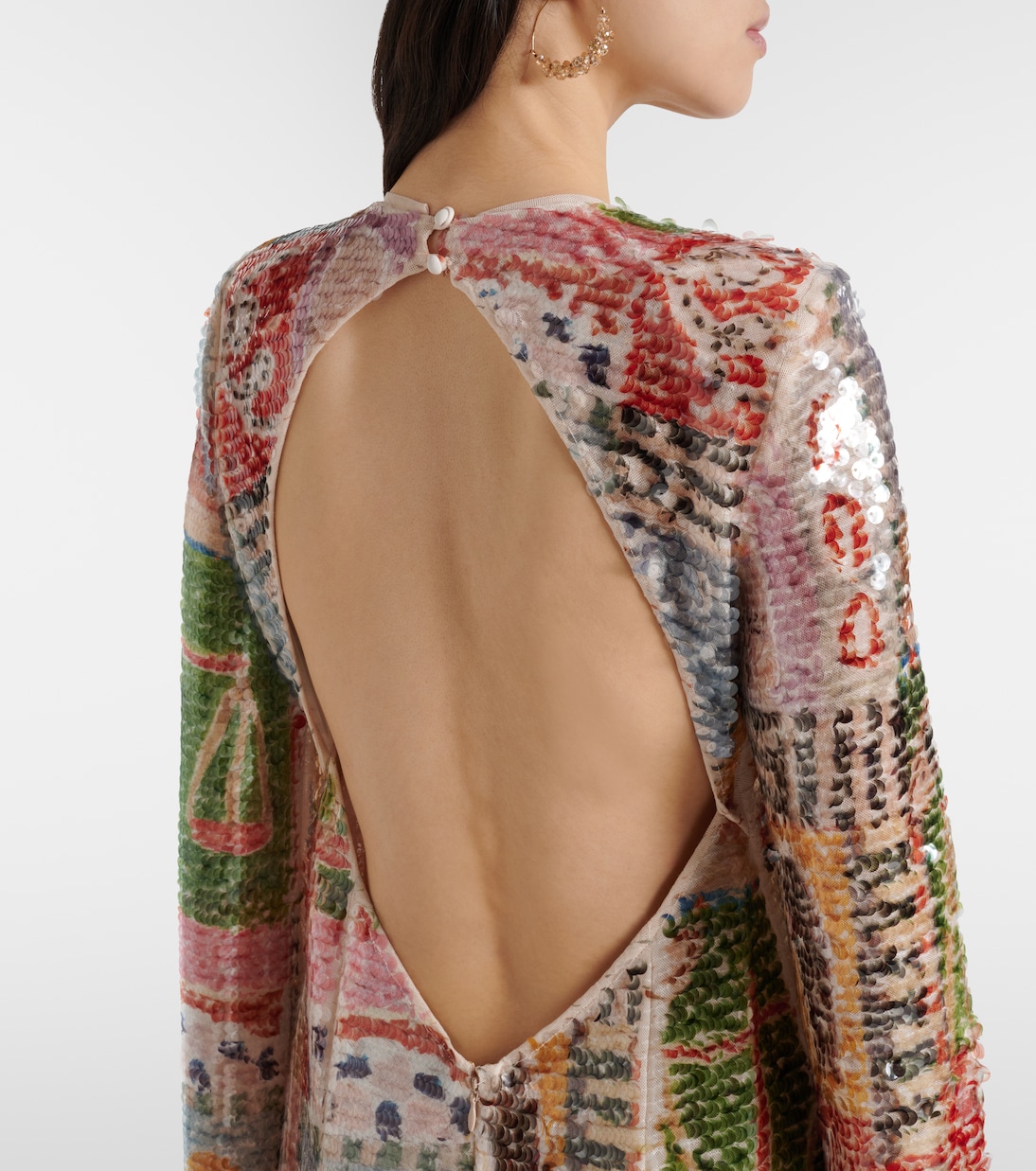 X Laurence Leenaert – Robe longue Lumira à sequins | Alémais