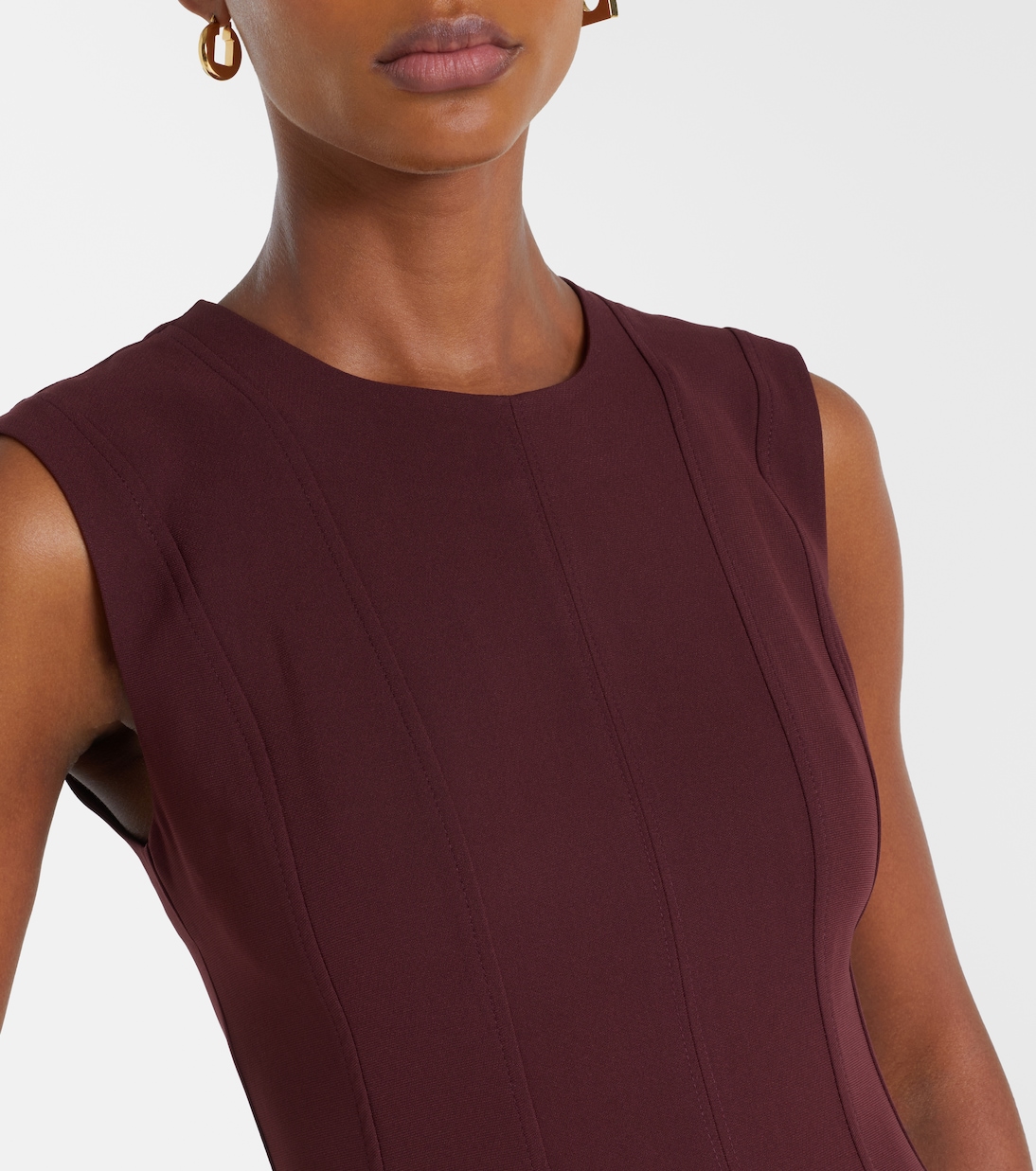 Midikleid Raleigh aus Crêpe und Satin | Simkhai