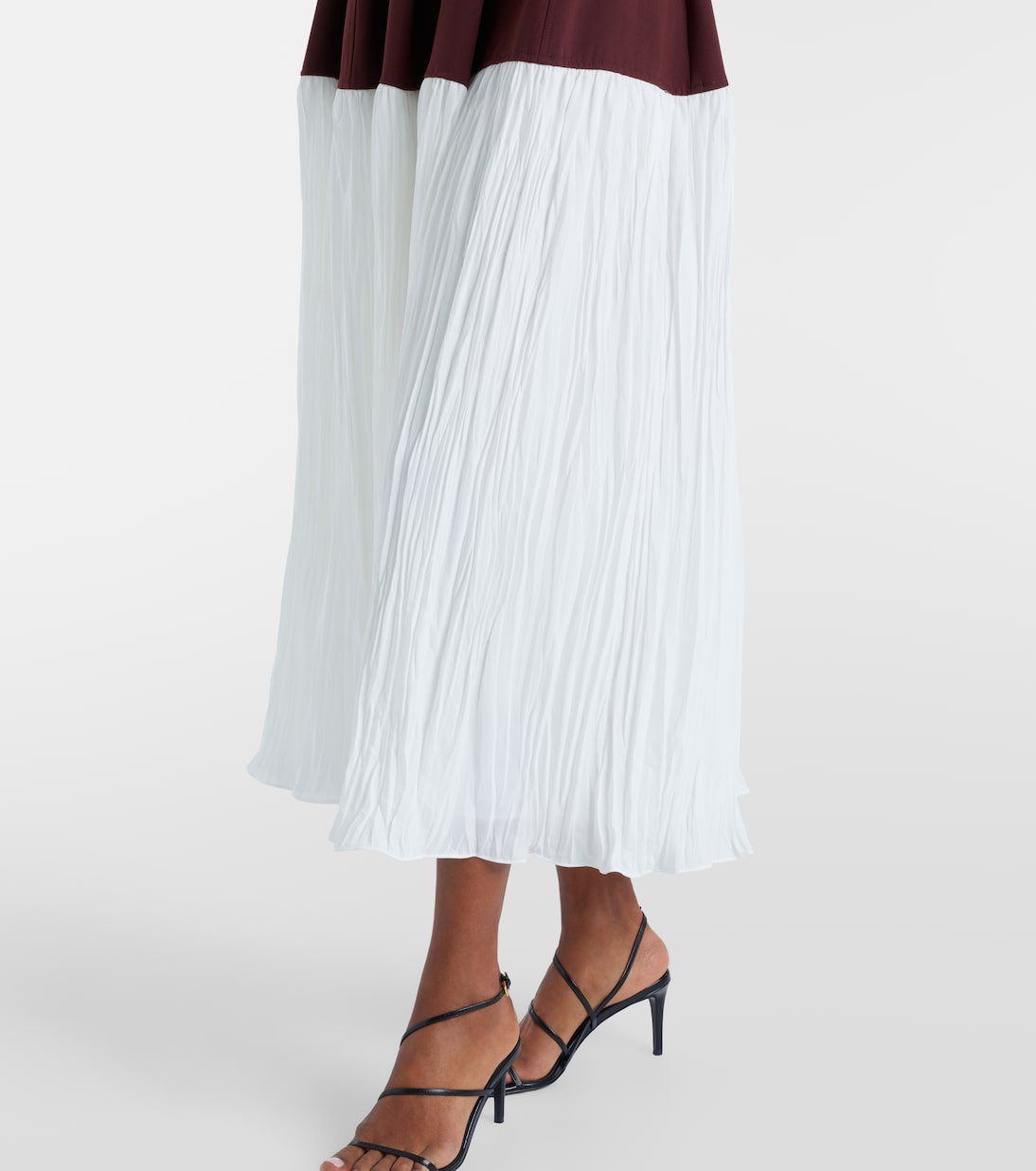 Midikleid Raleigh aus Crêpe und Satin | Simkhai