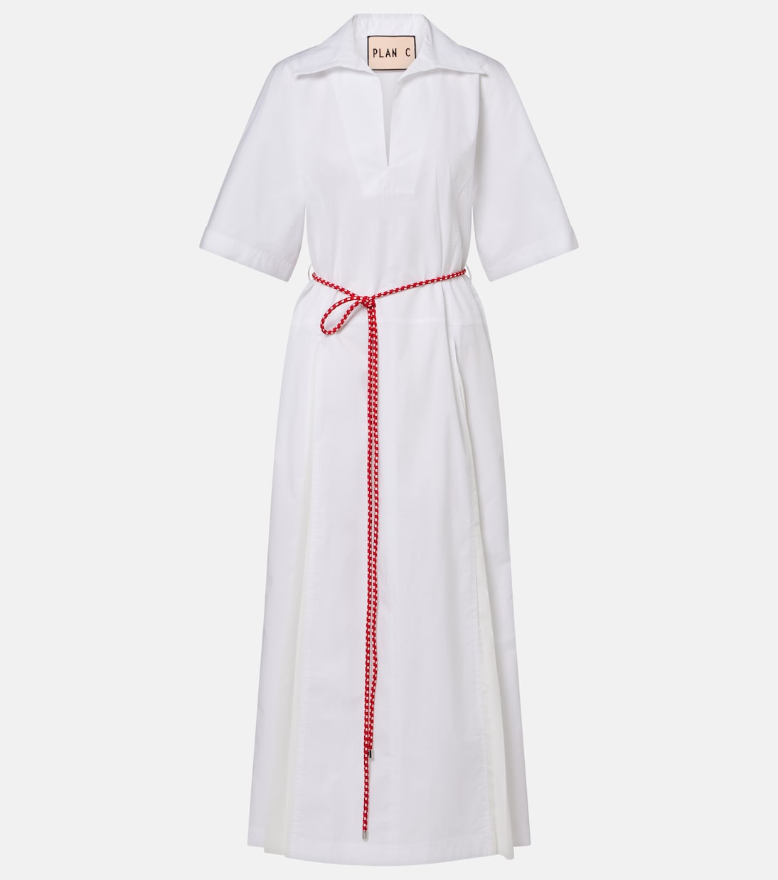 Hemdblusenkleid aus einem Baumwollgemisch | Plan C