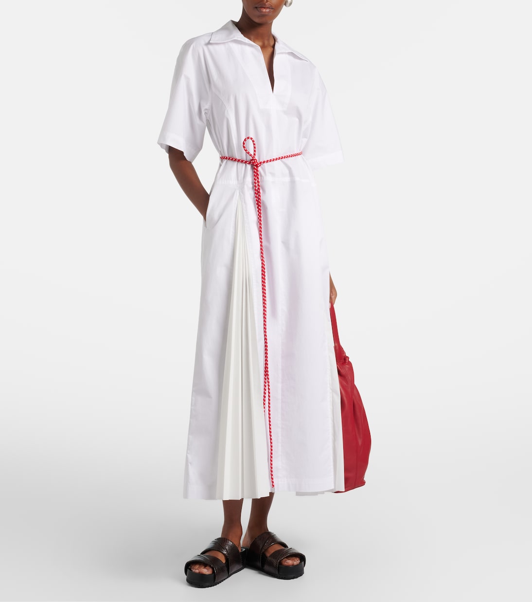 Hemdblusenkleid aus einem Baumwollgemisch | Plan C