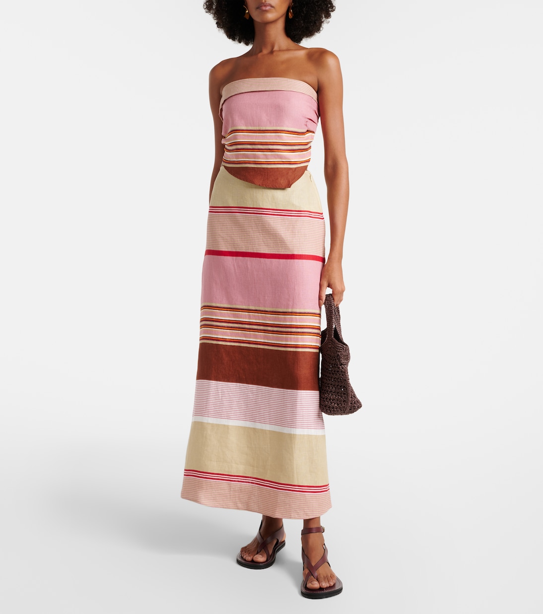 Ebbe striped linen top | Faithfull