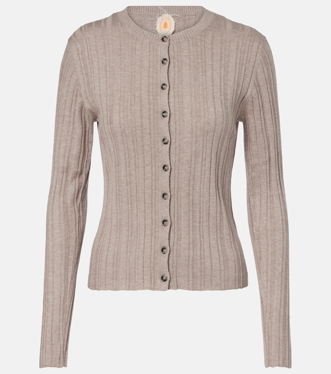 Cotton, silk, and cashmere cardigan | Jardin des Orangers