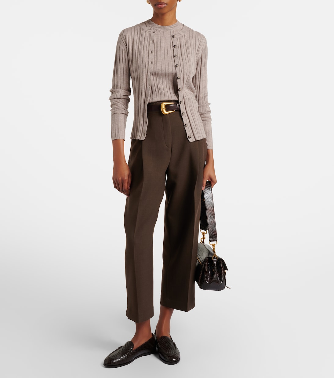 Cotton, silk, and cashmere cardigan | Jardin des Orangers