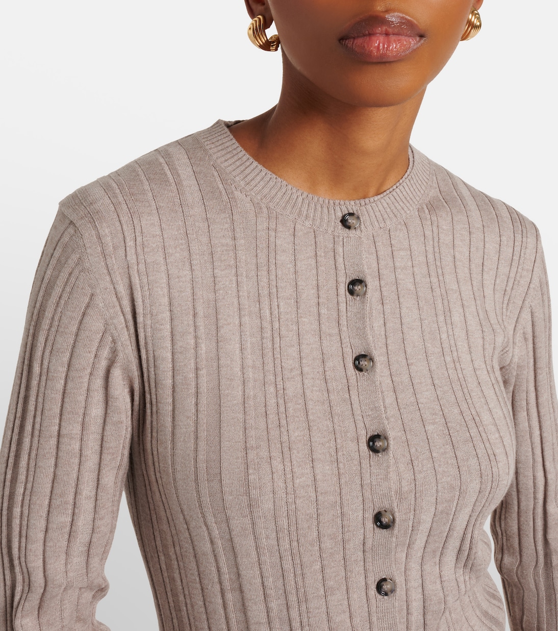 Cotton, silk, and cashmere cardigan | Jardin des Orangers