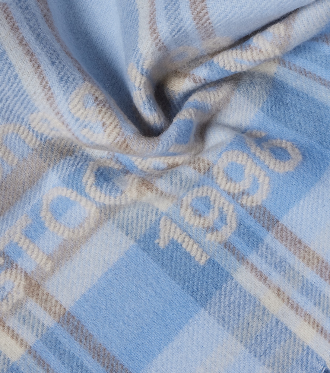 Logo checked wool scarf | Acne Studios