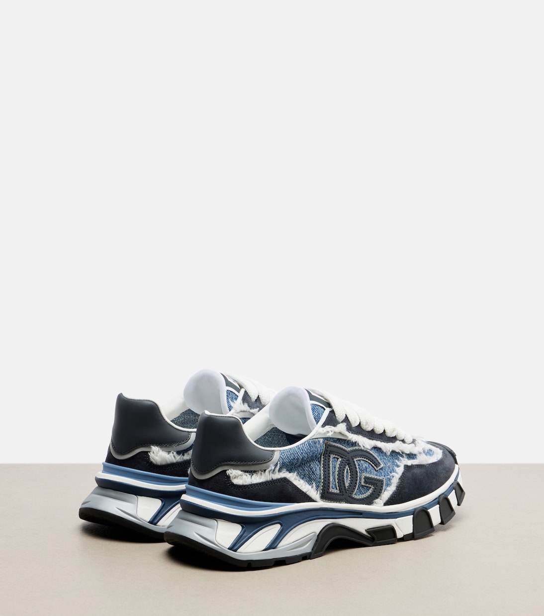 Sneakers Runner aus Denim | Dolce&Gabbana