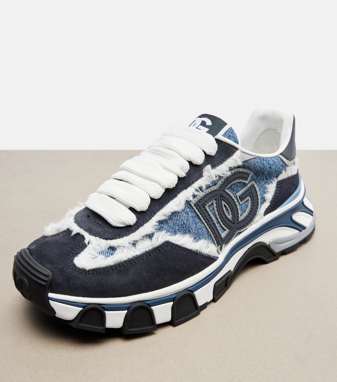 Sneakers Runner aus Denim | Dolce&Gabbana