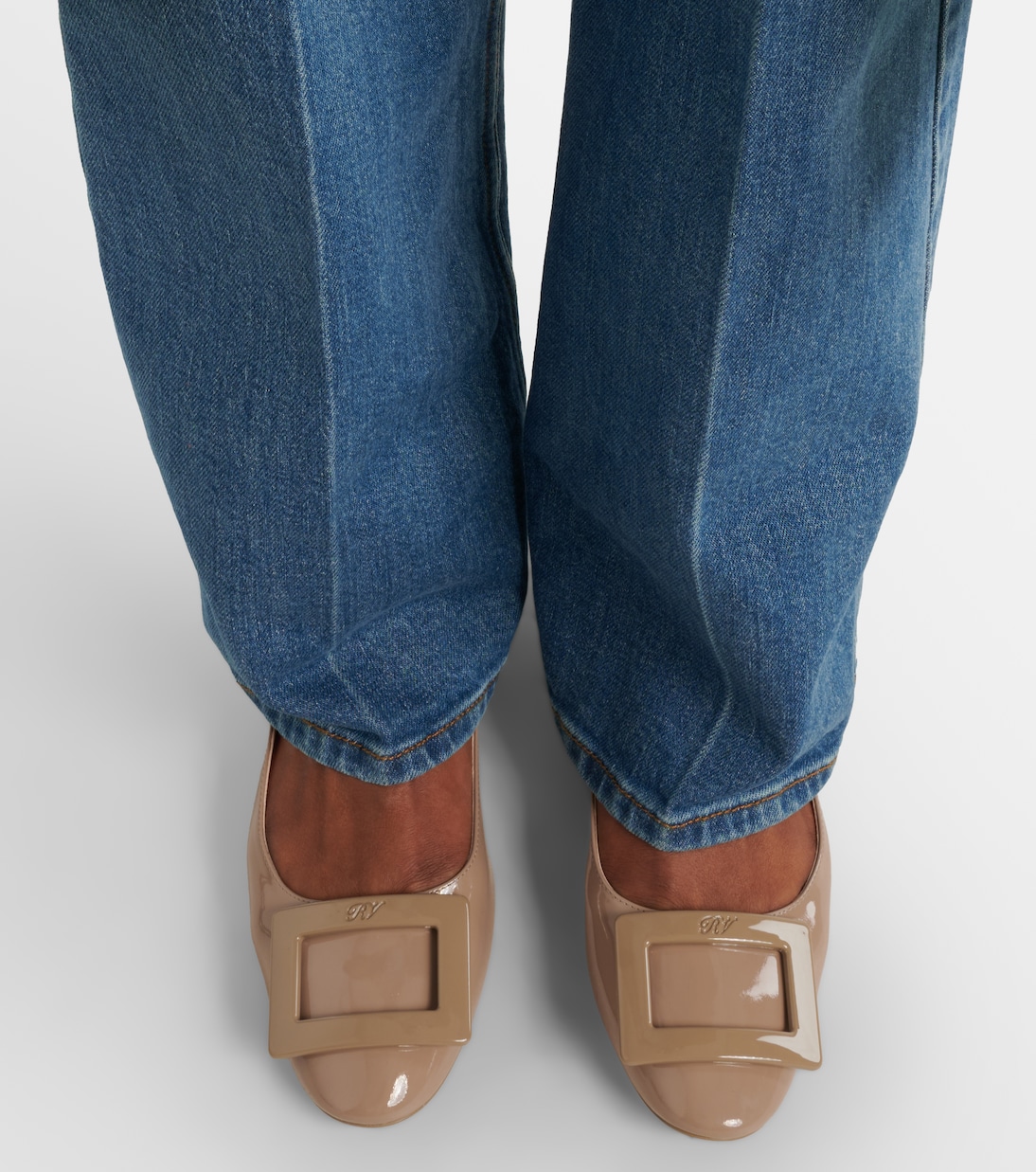 Gommettine patent leather ballet flats | Roger Vivier