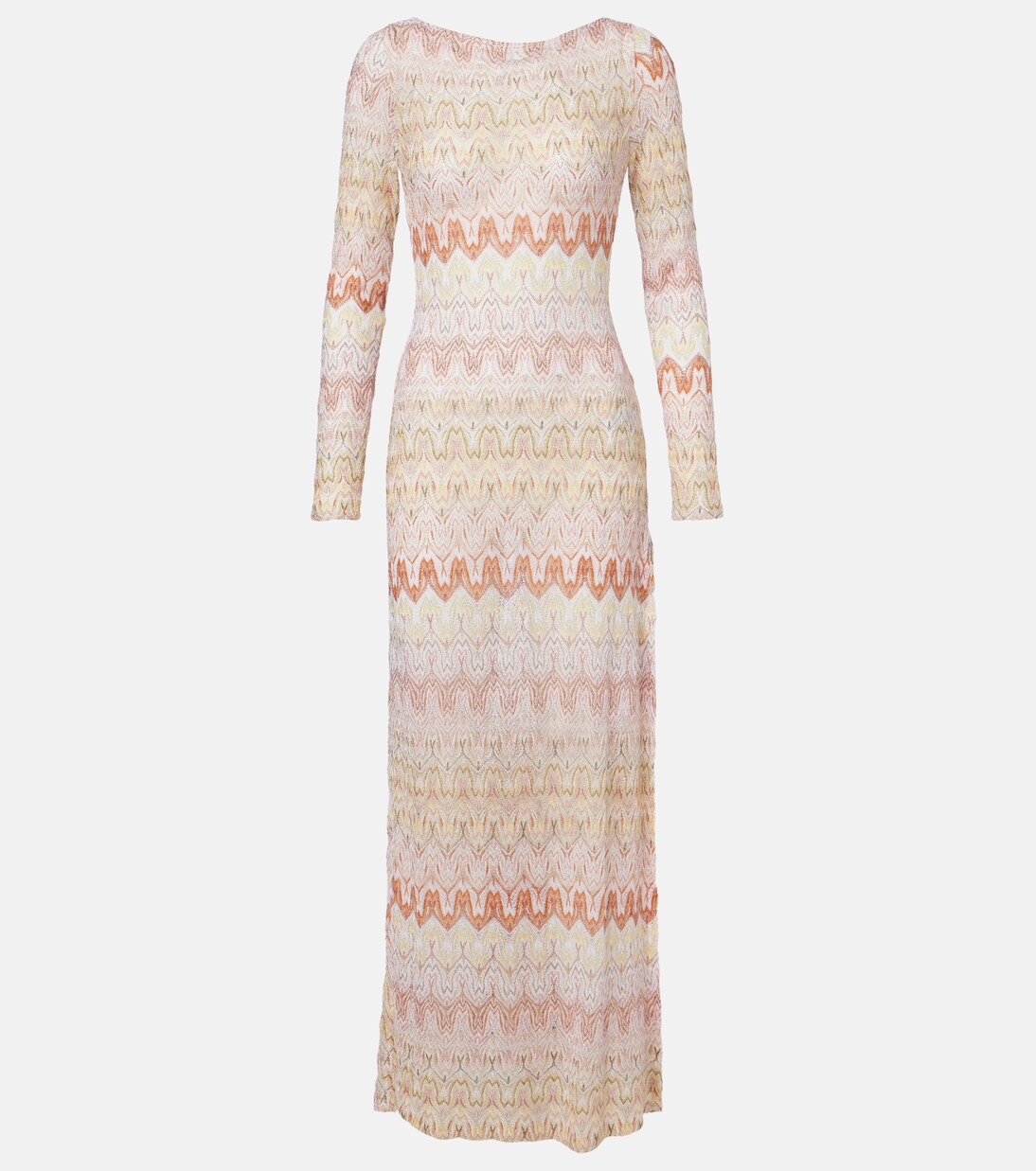 Lamé maxi dress | Missoni