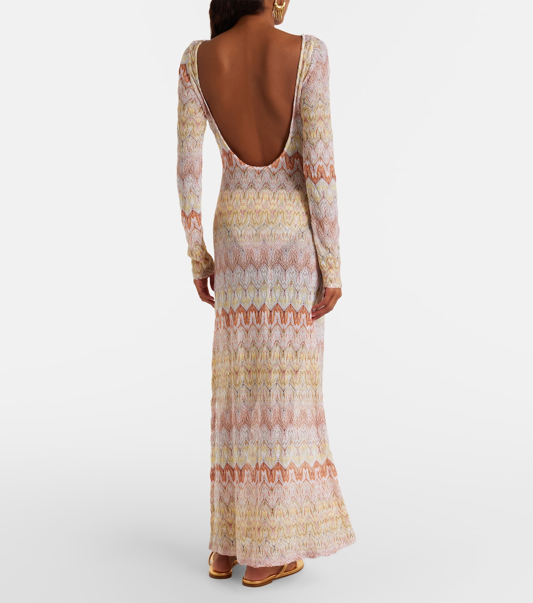 Lamé maxi dress | Missoni