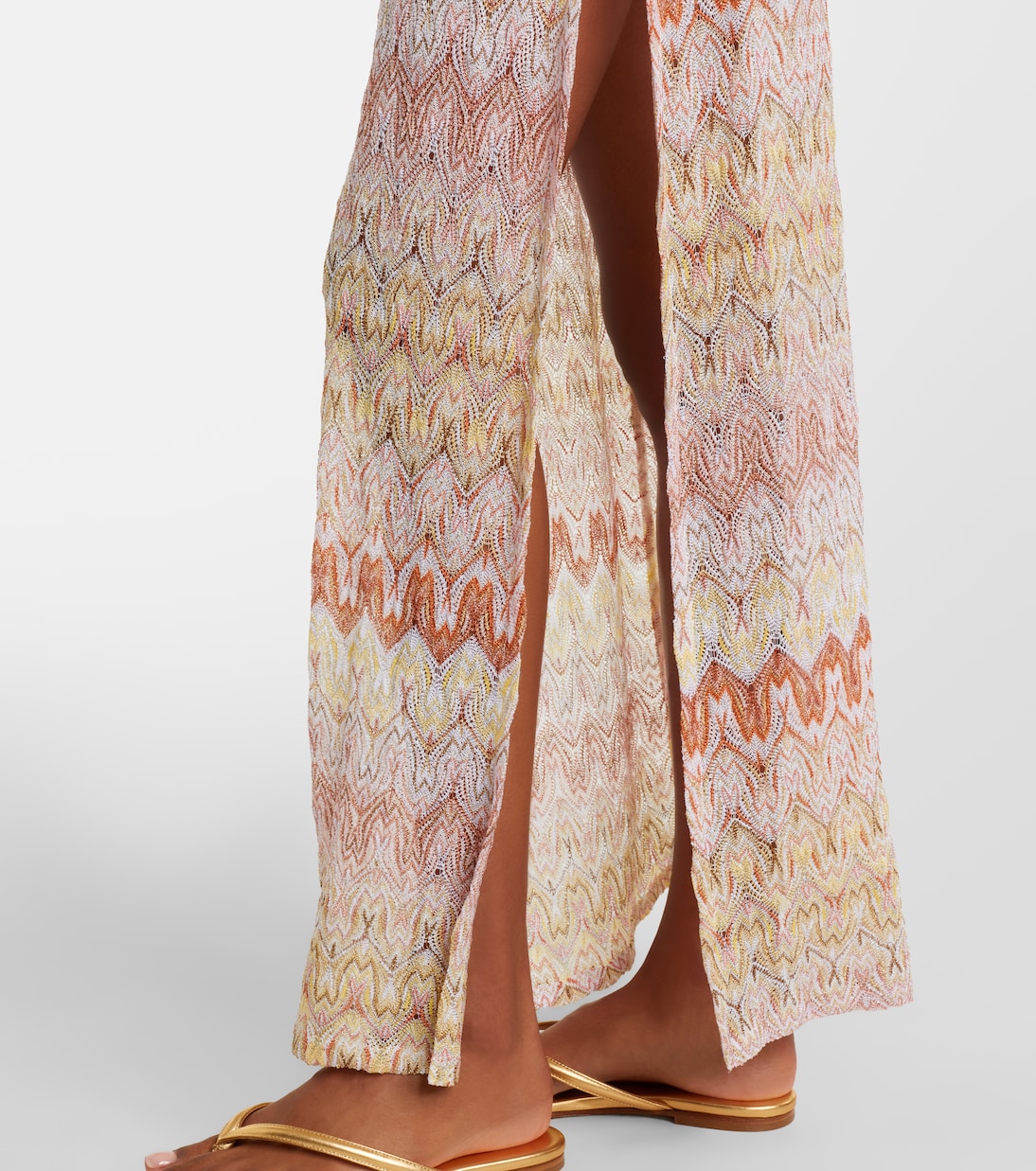 Lamé maxi dress | Missoni