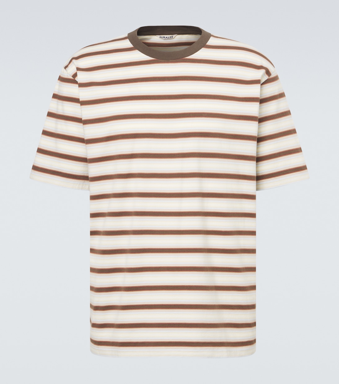 Striped cotton jersey T-shirt | Auralee