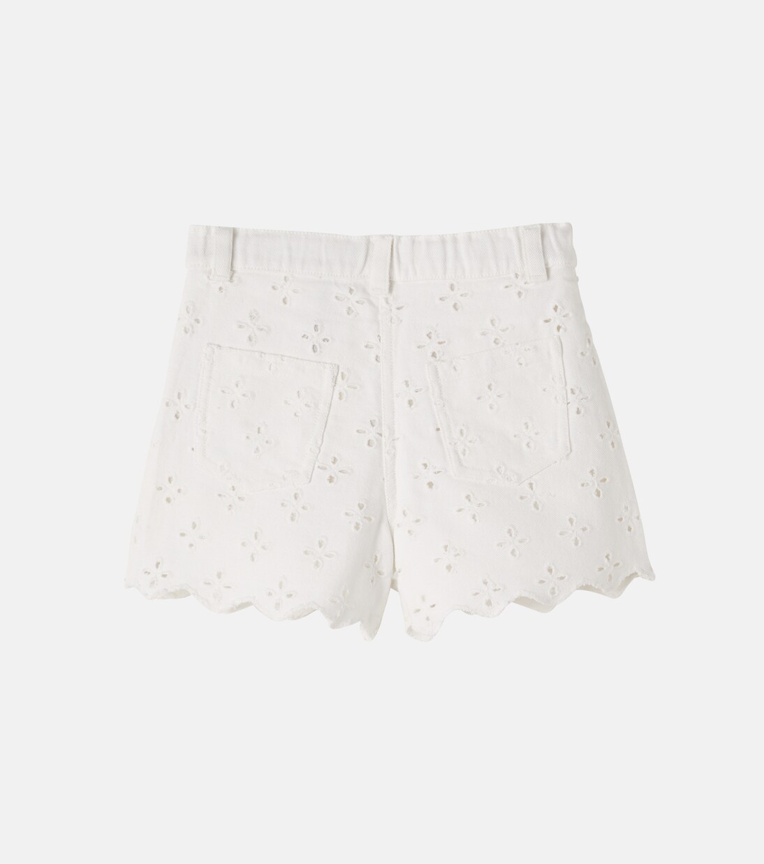 Camelia broderie anglaise denim shorts | The New Society