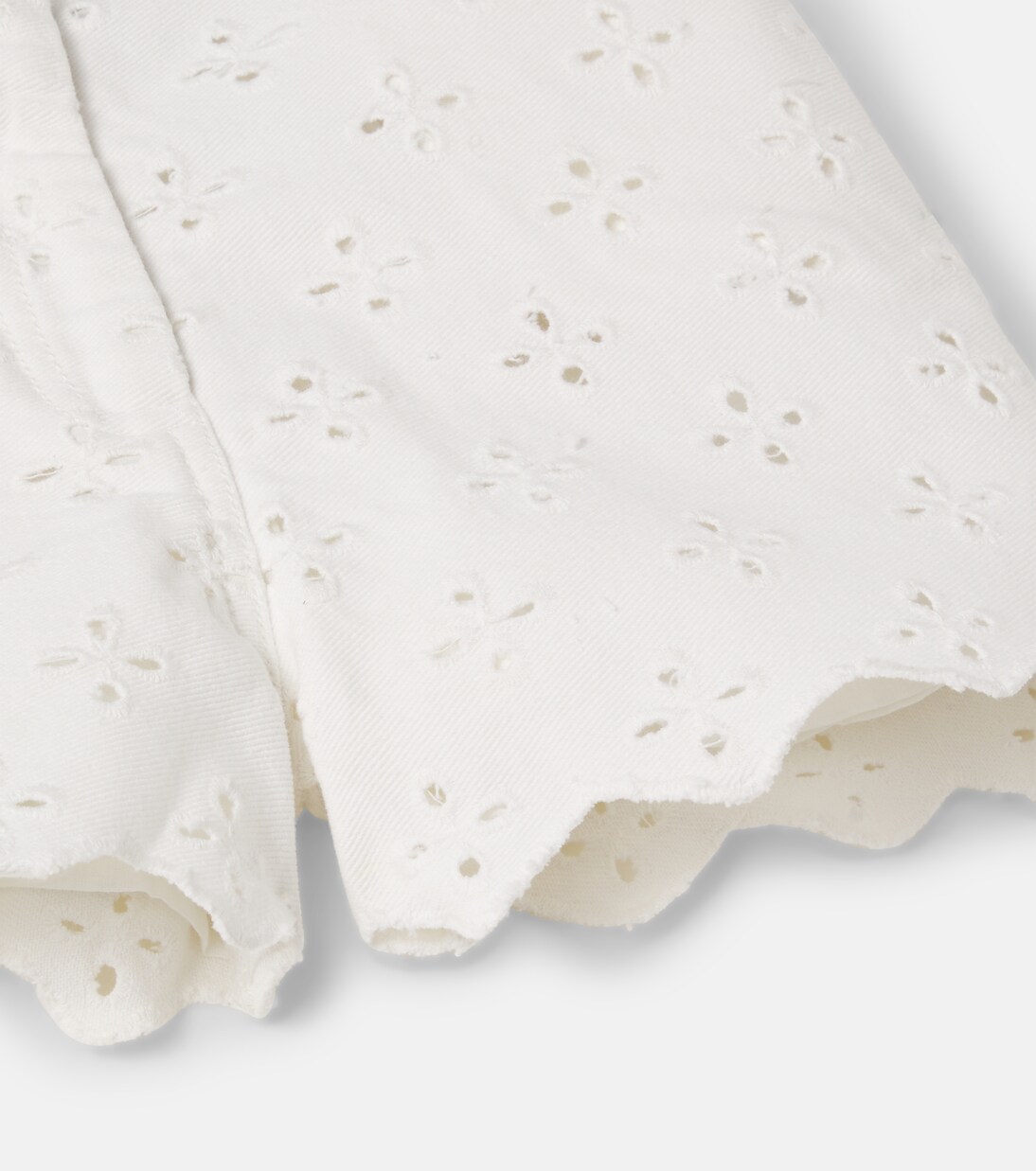 Camelia broderie anglaise denim shorts | The New Society