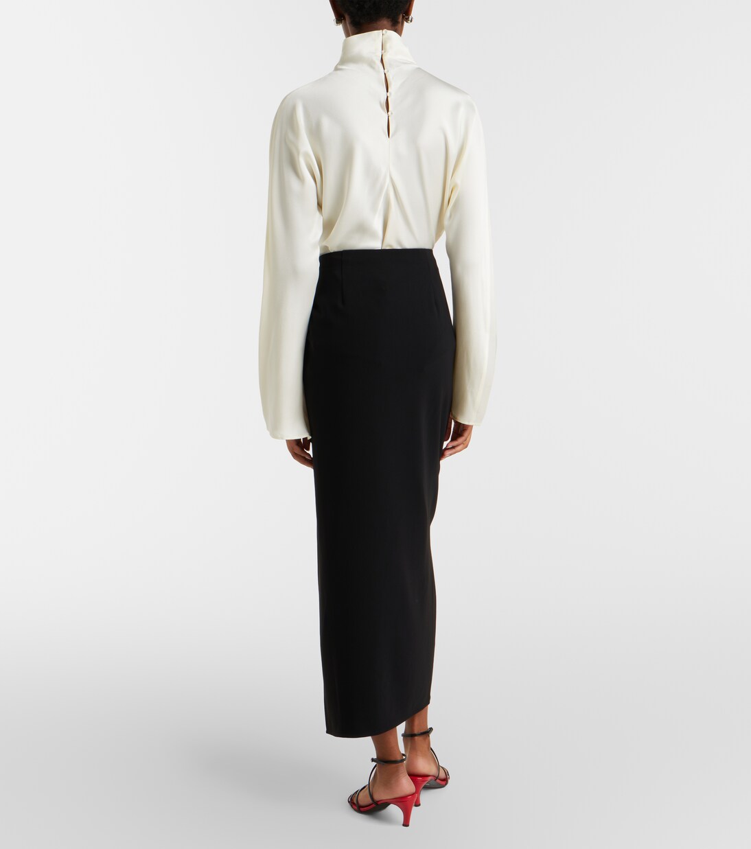 Cella ruffled crêpe maxi skirt | Proenza Schouler