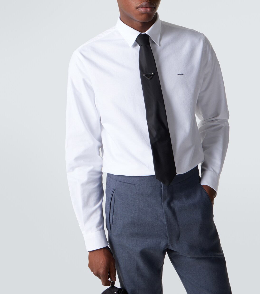 Cotton poplin shirt | Prada