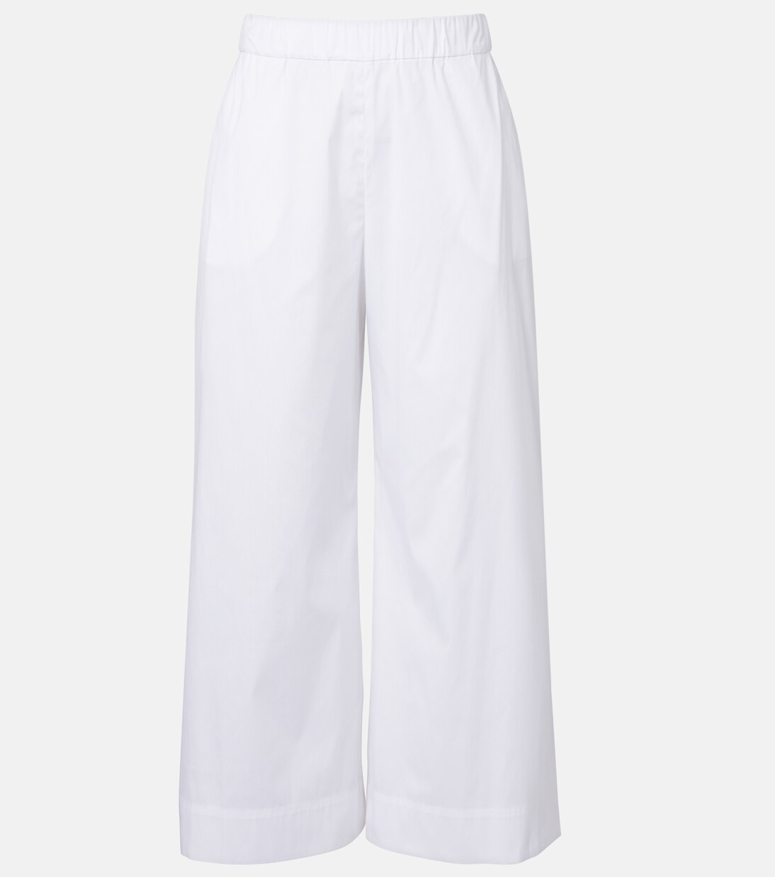 Pece cropped cotton-blend wide-leg pants | Max Mara