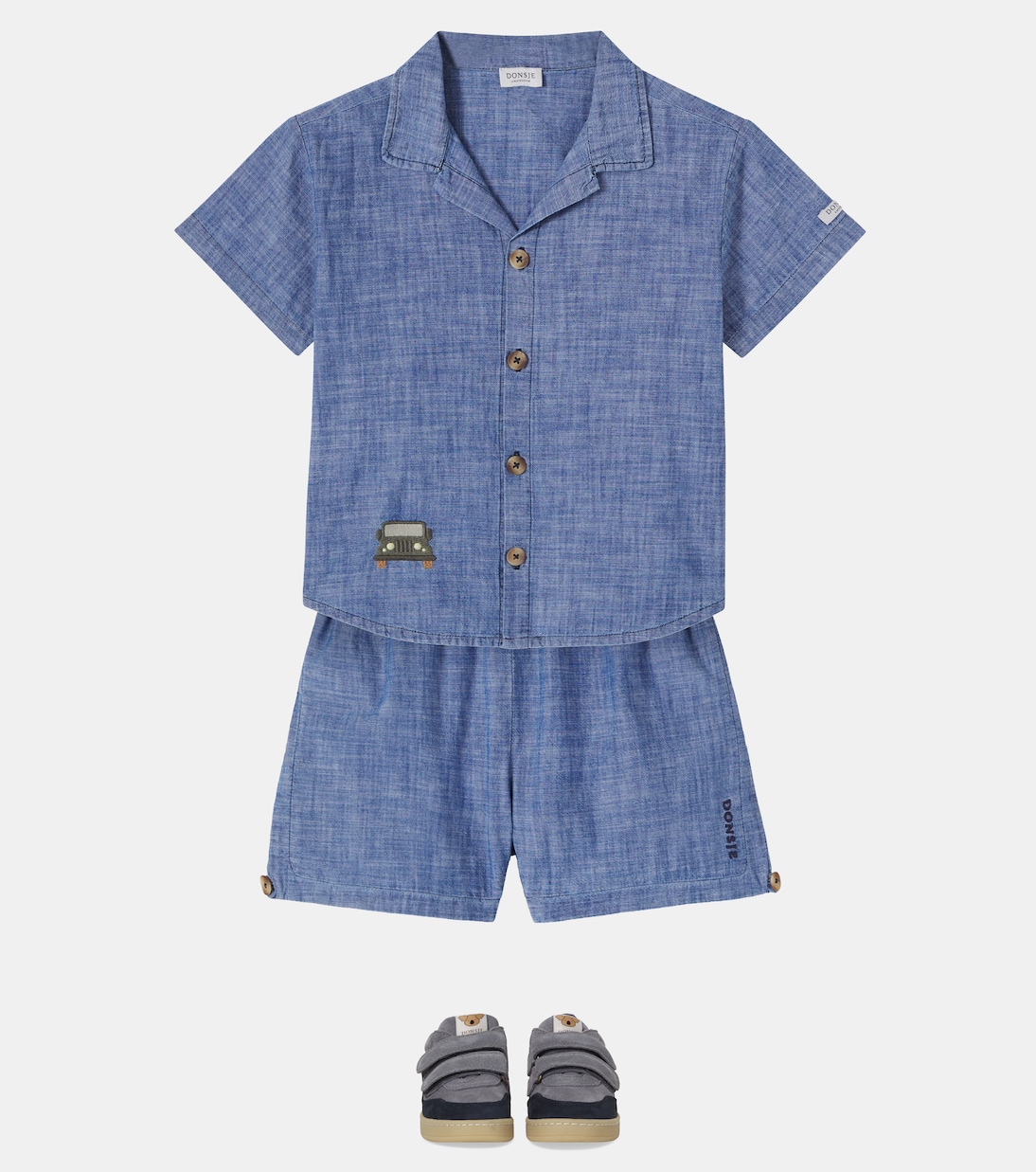 Bermuda-Shorts Dantien aus Baumwolle | Donsje