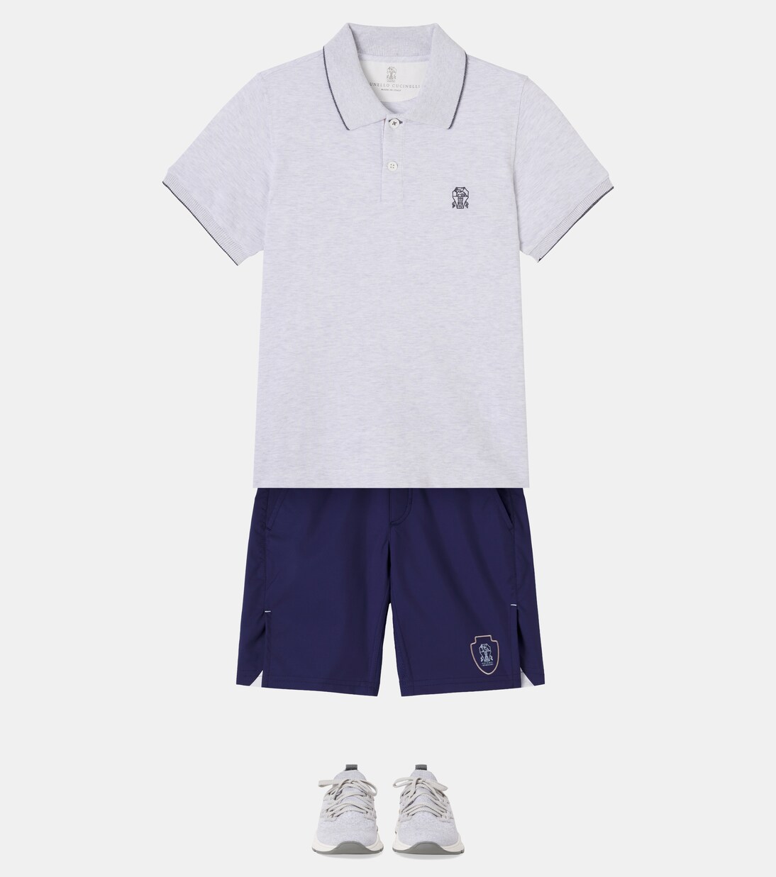 Logo shorts | Brunello Cucinelli Kids