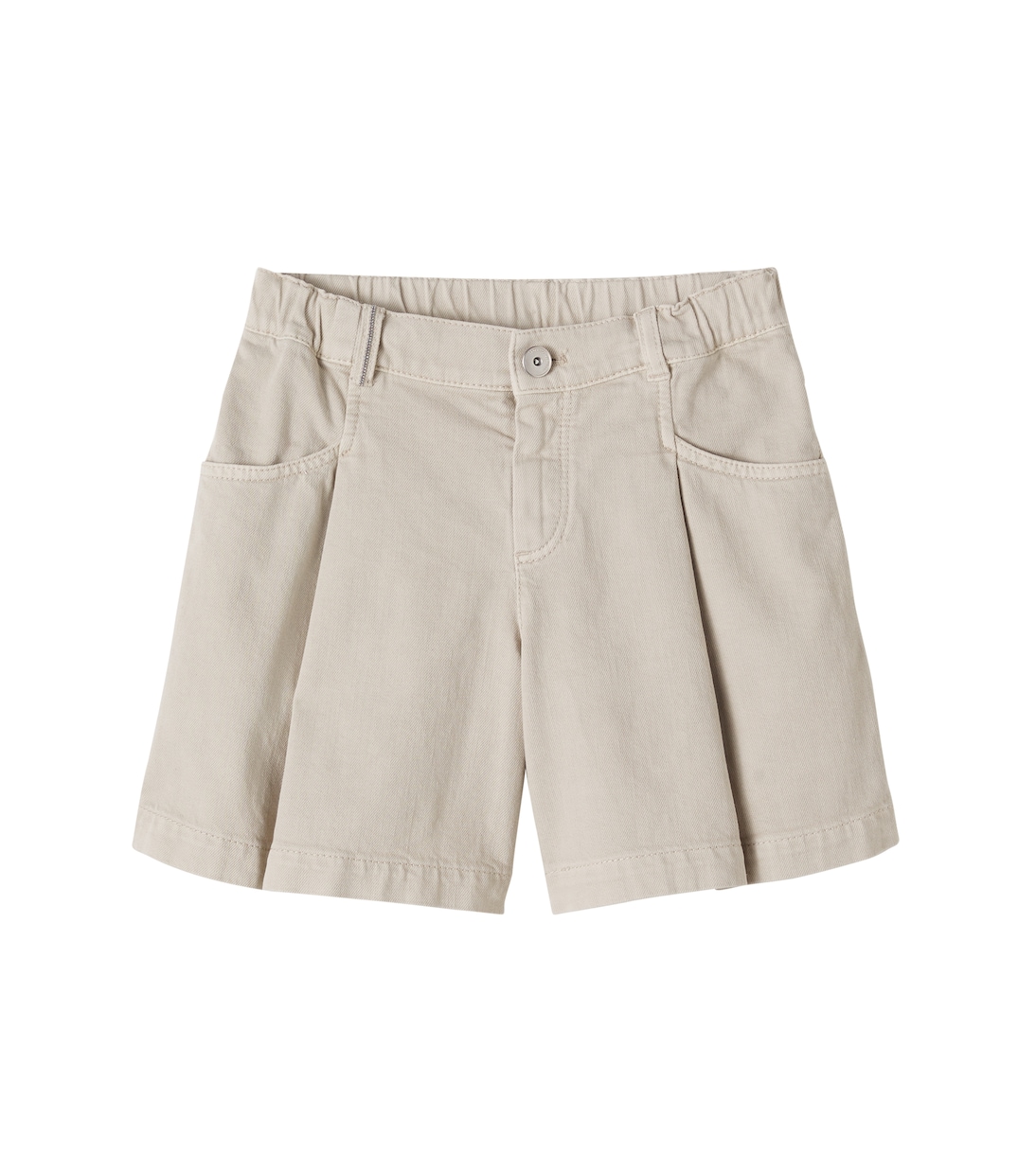 Monili denim shorts | Brunello Cucinelli Kids