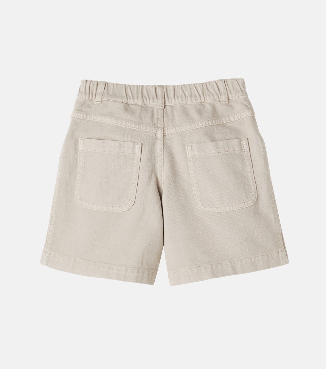 Monili denim shorts | Brunello Cucinelli Kids