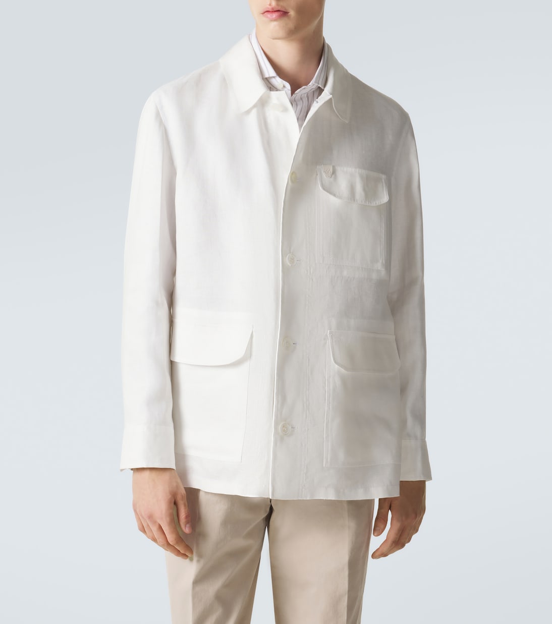 Jacke aus Leinen und Baumwolle | Brioni