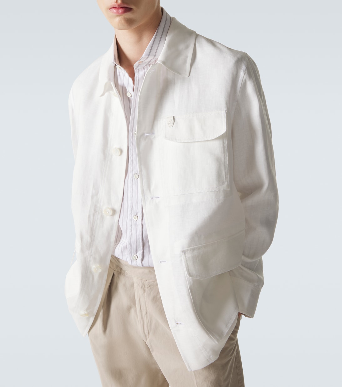 Jacke aus Leinen und Baumwolle | Brioni