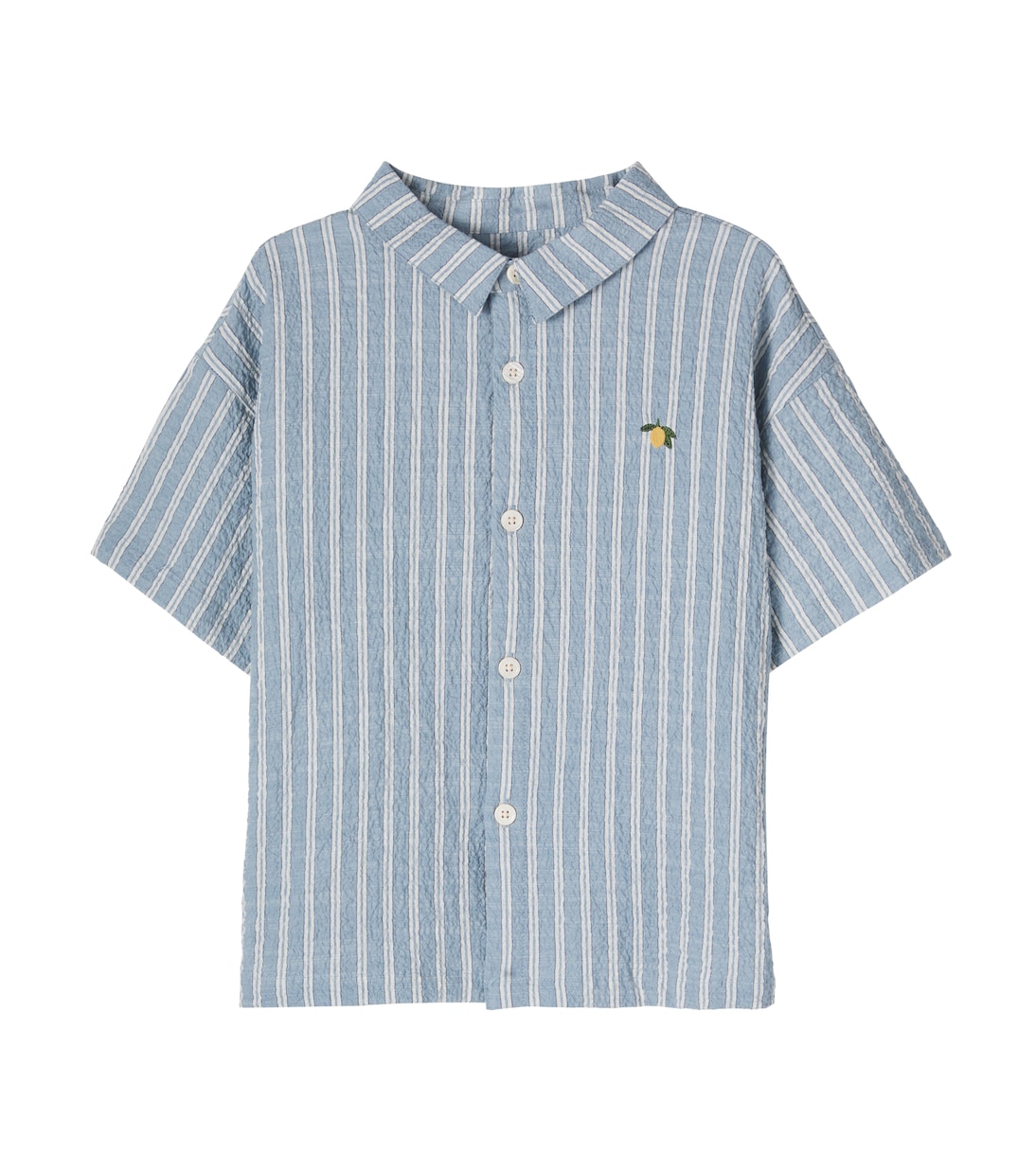 Hemd Elliot aus Baumwoll-Seersucker | Konges Sløjd