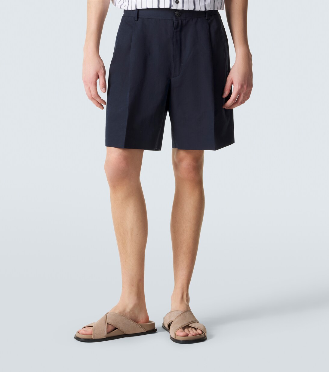 Shorts aus Leinen und Baumwolle | Brioni