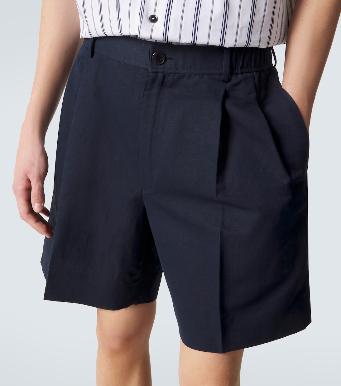 Shorts aus Leinen und Baumwolle | Brioni