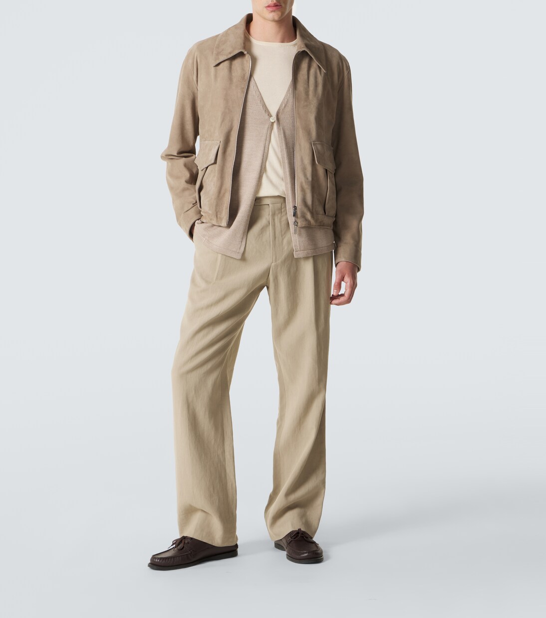 Suede blouson jacket | Stòffa