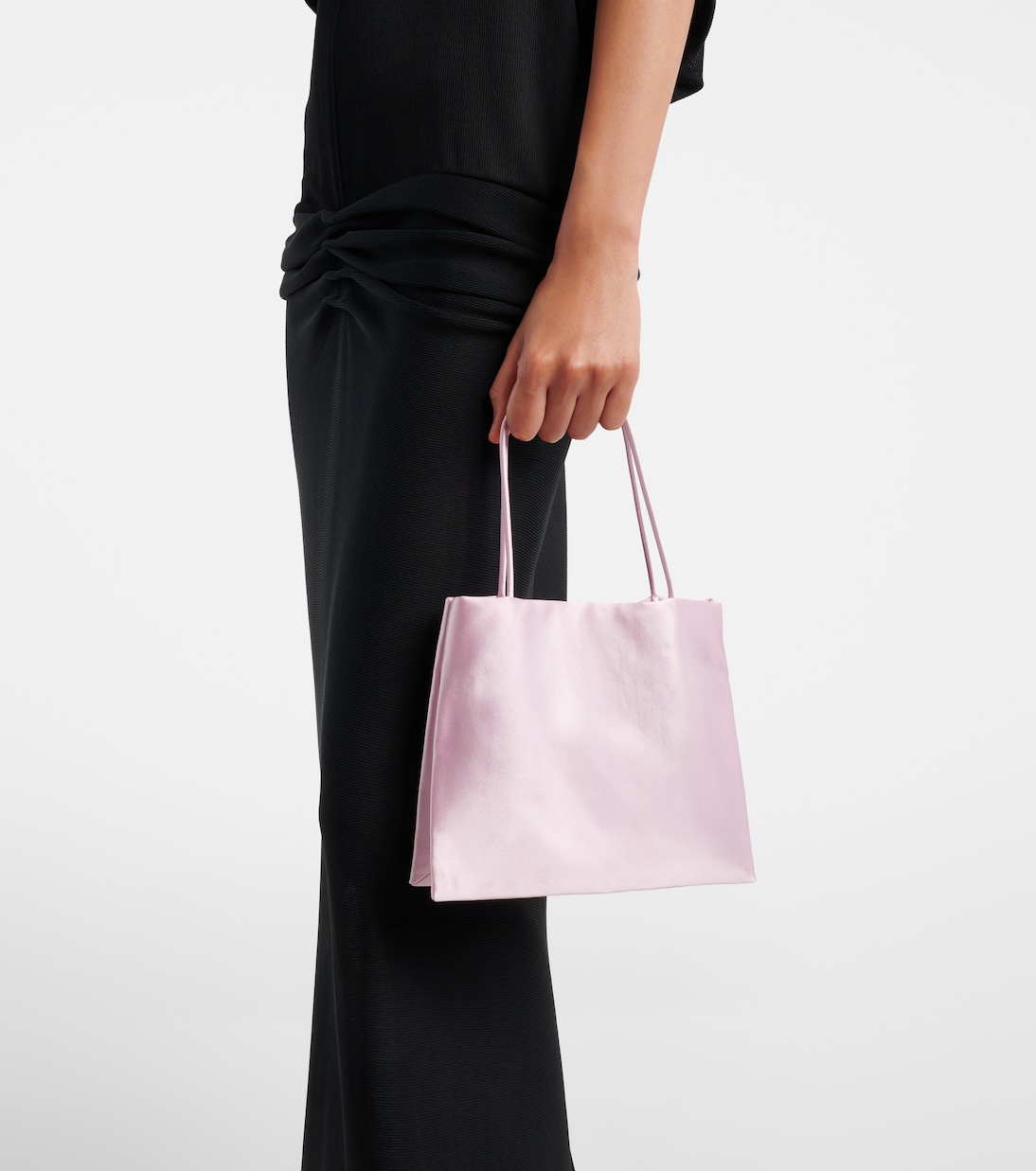 Cecily Medium satin tote bag  | The Row
