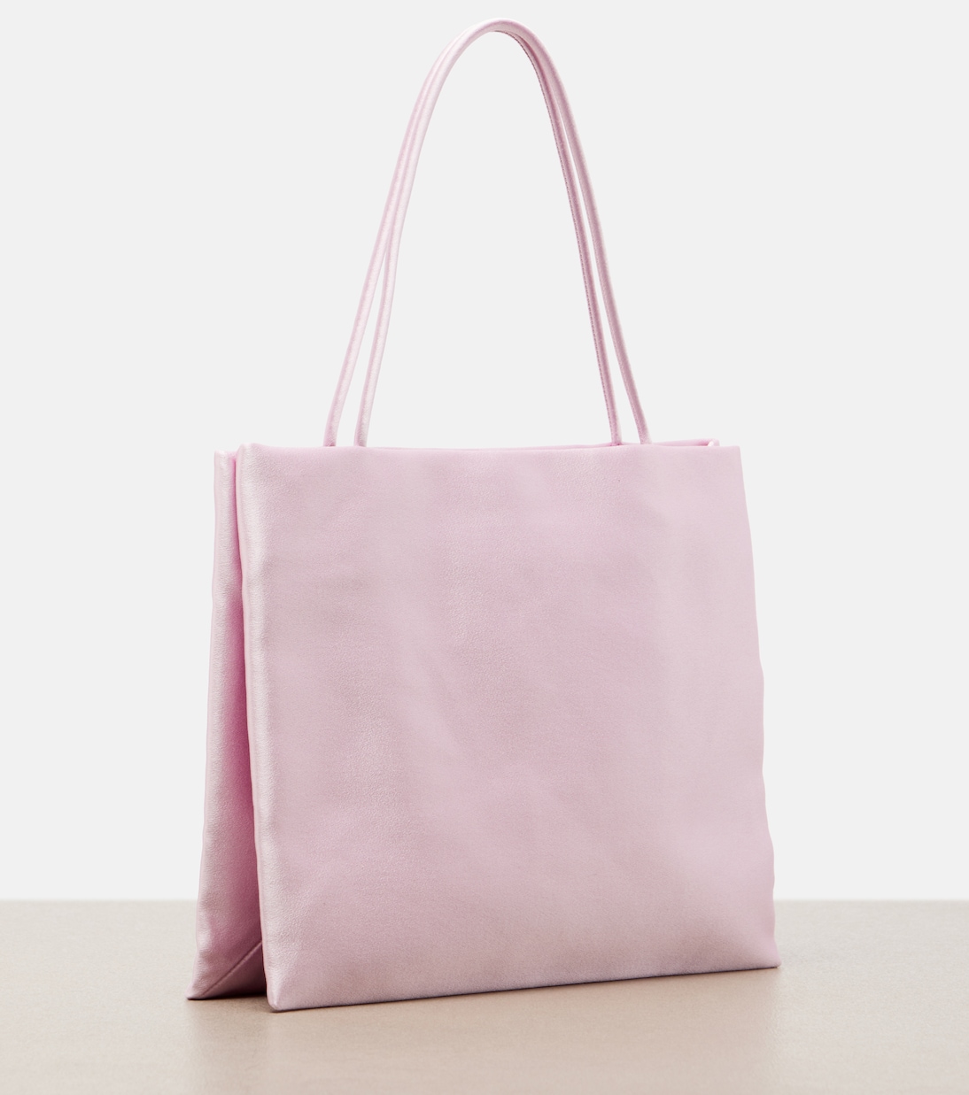 Cecily Medium satin tote bag  | The Row