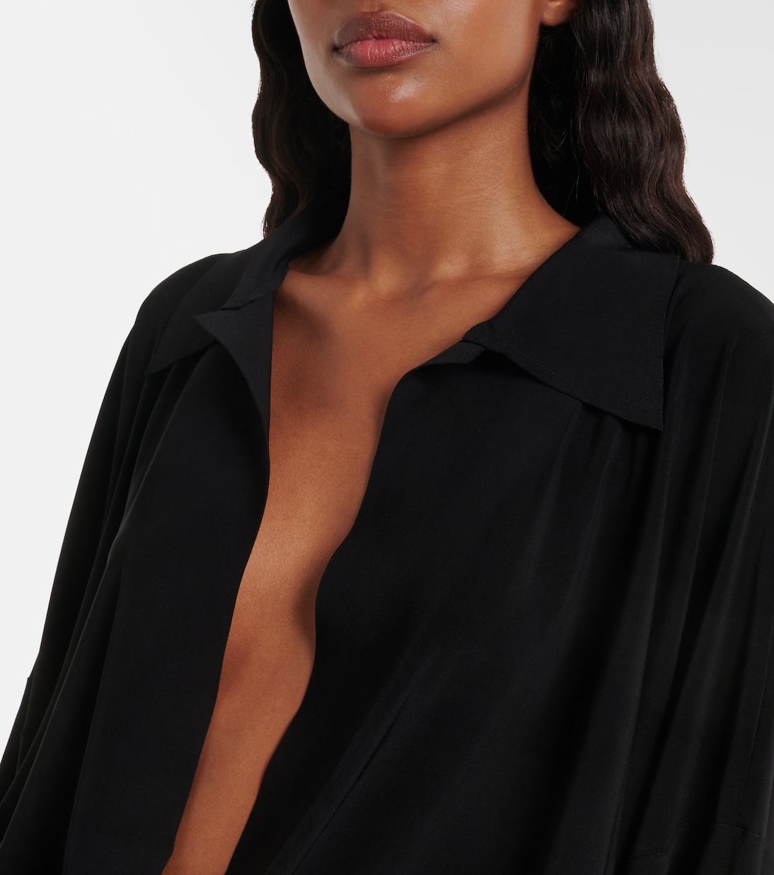 Oversized jersey bodysuit | Norma Kamali