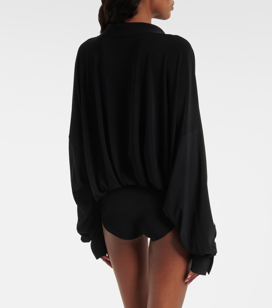 Oversized jersey bodysuit | Norma Kamali